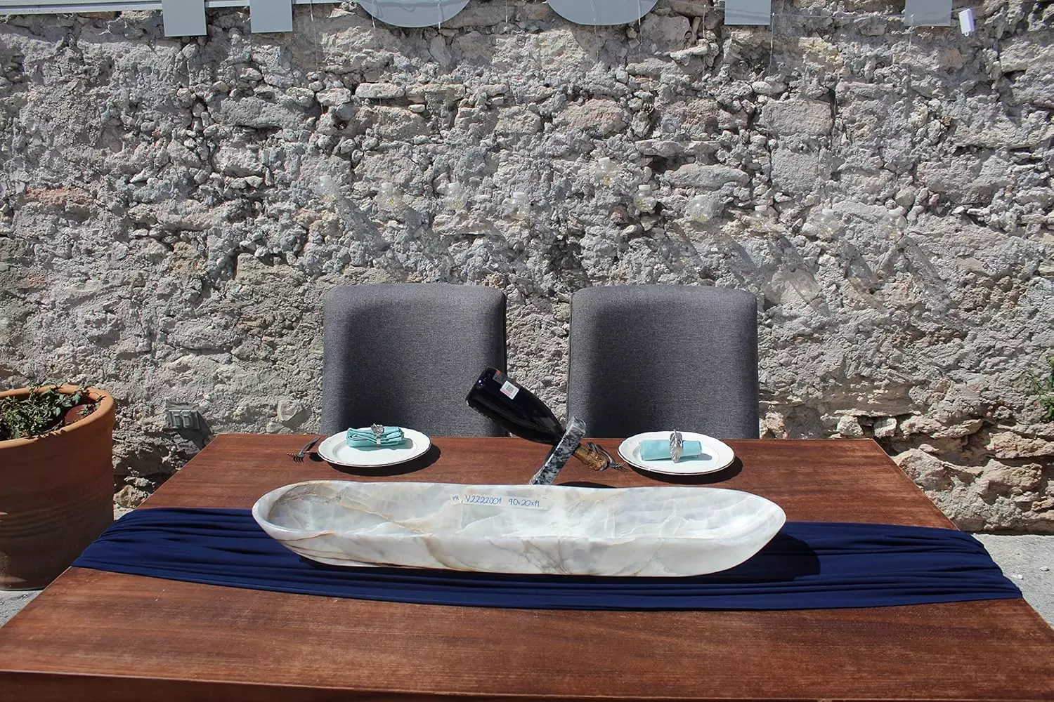 Home Decor Tray Natural Stone Bowl Vassel Modern Beautiful Onyx Mexican Wholesale (1)