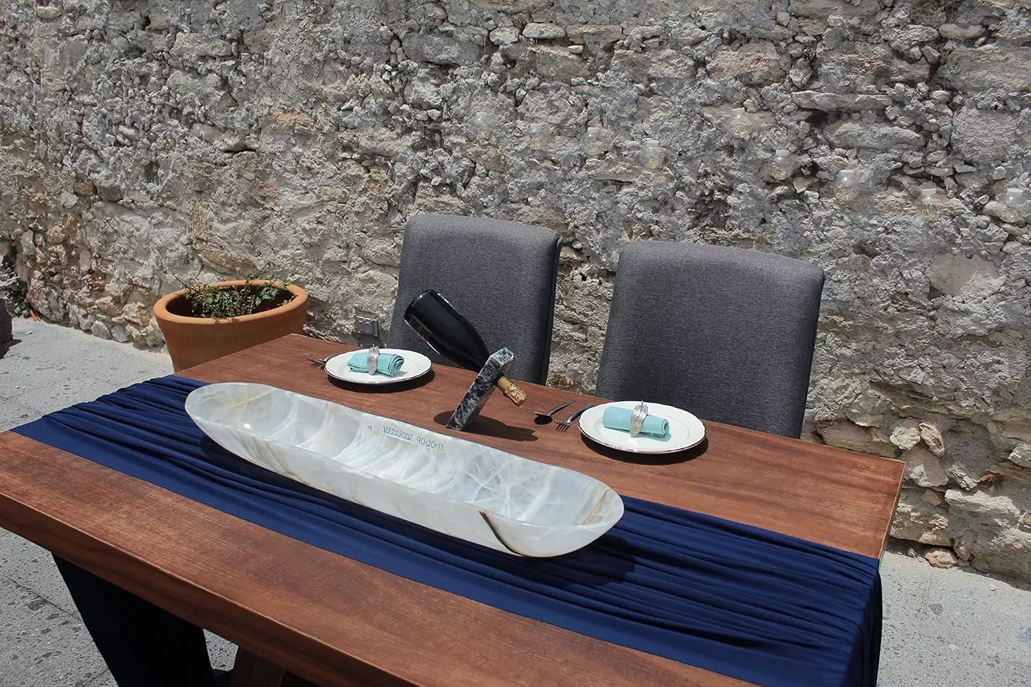 Home decorTray Natural Stone Bowl Vassel Modern Beautiful Onyx Mexican Wholesale (1)