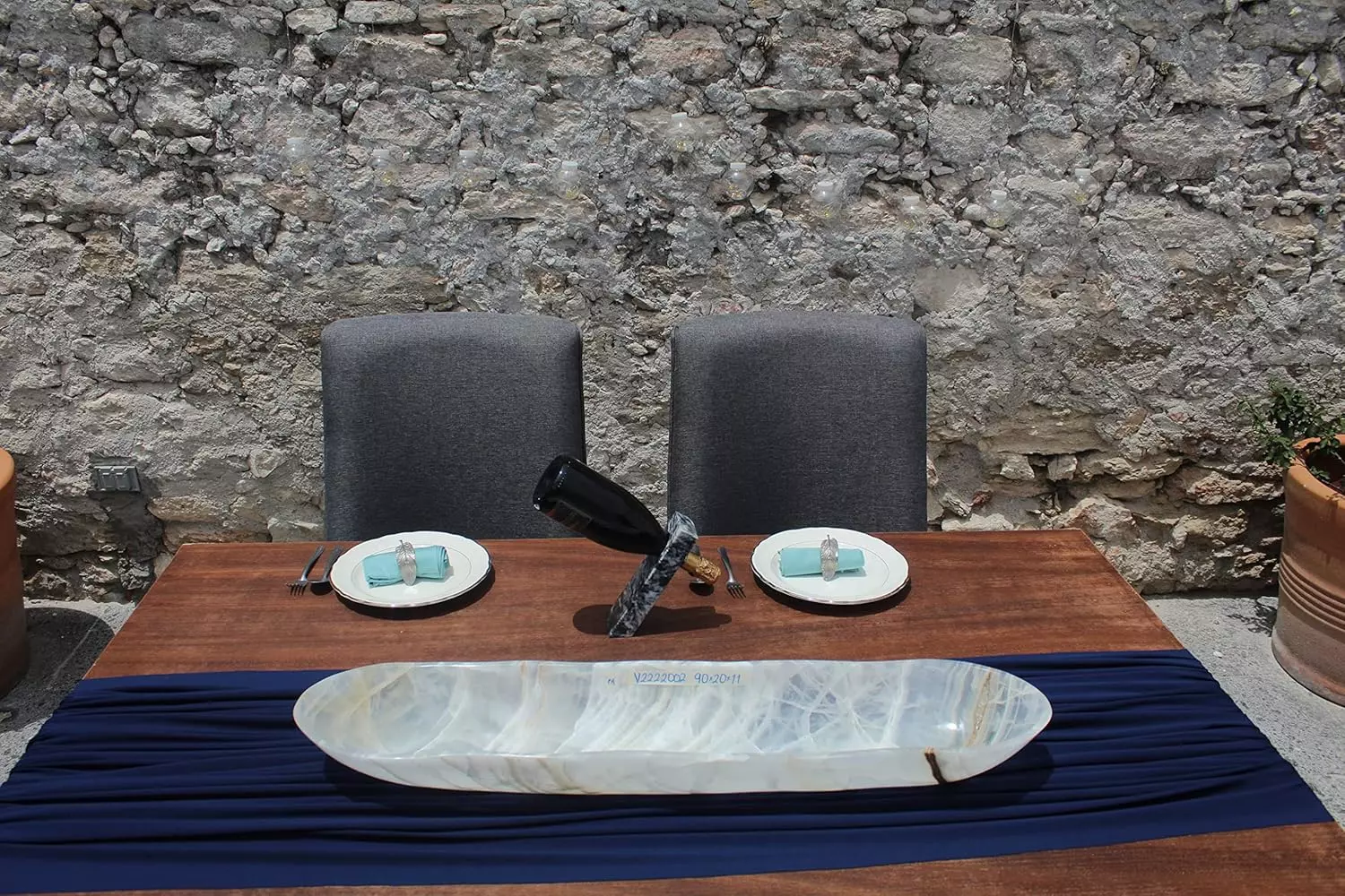Home decorTray Natural Stone Bowl Vassel Modern Beautiful Onyx Mexican Wholesale (2)