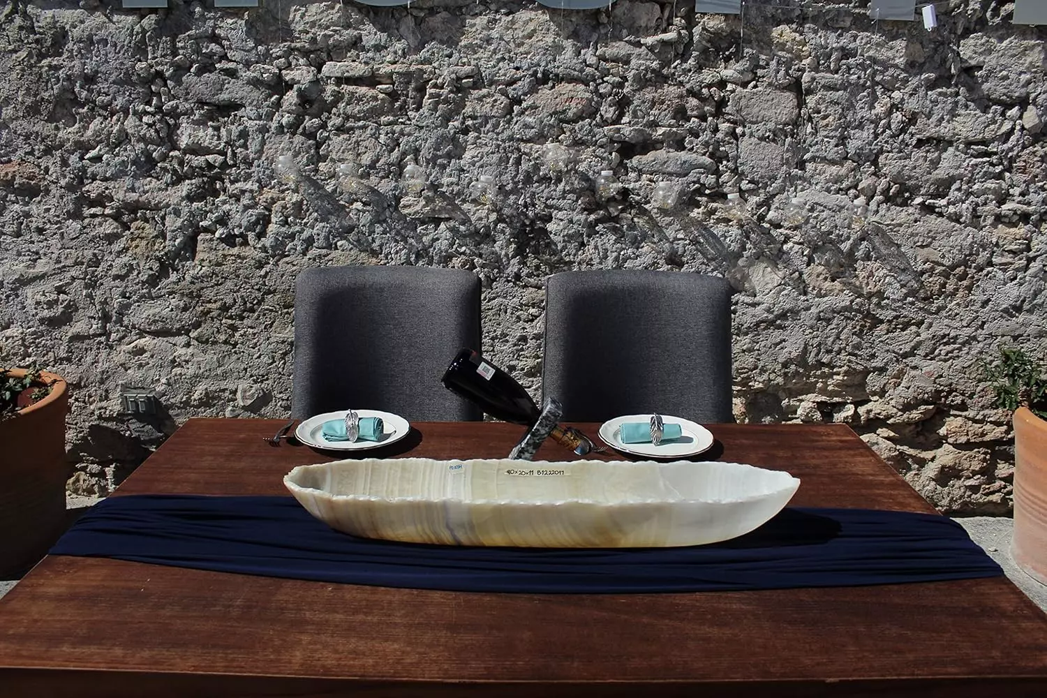 Tray Natural Stone Bowl Vassel Modern Beautiful Onyx Mexican Wholesale (3)